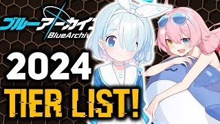 ULTIMATE 2024 TIER LIST  Blue Archive [upl. by Atat]