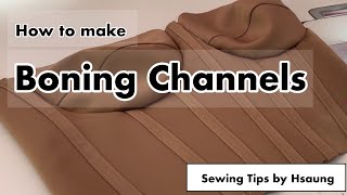 How to make Boning Channels easily [upl. by Yemerej]