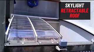 Megavents Skylight Retractable Roof– India wwwmegaventcoin [upl. by Nevada]