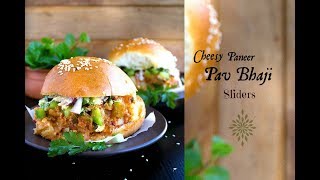 Cheesy Paneer Pav Bhaji Sliders [upl. by Ymeraj]