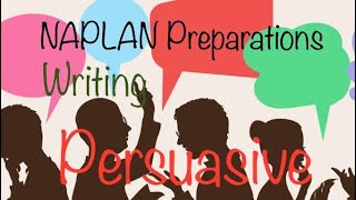 NAPLAN Preparations Year 3 Writing  Persuasive [upl. by Hussey300]