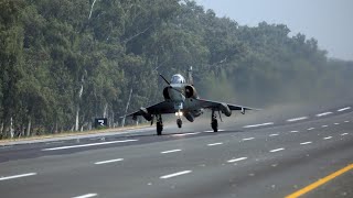 PAF FIGHTERS CONDUCT LANDINGS ON MOTORWAY  PAF PRESS RELEASE  07 OCT 2020 [upl. by Ontina976]