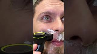 Shaving Cream with the OneBlade Pro Philips Norelco [upl. by Neirbo]