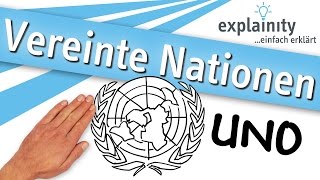 Vereinte Nationen UNO einfach erklärt explainity® Erklärvideo [upl. by Lucille]