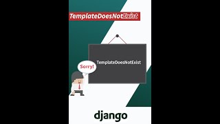 Django TemplateDoesNotExist Error  SOLVED  Python Web Development [upl. by Dnomyar]