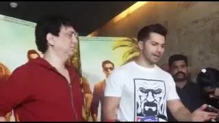 Varun Dhawan amp Sajid Nadiadwalas reaction on UDTA PUNJAB movie leaked online  SpotboyE [upl. by Gershom]