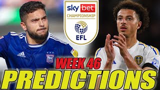 Championship Predictions Week 46 [upl. by Amerak95]