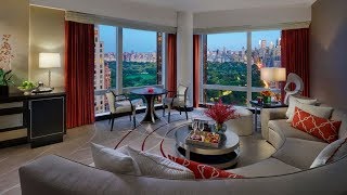 Central Park View Suite  Mandarin Oriental New York City [upl. by Inerney210]