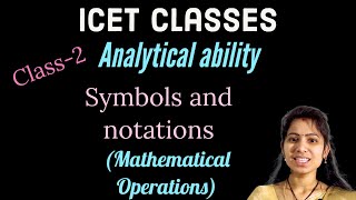 Class2Mathematical operationsICET TSAP malleswari reasoning [upl. by Nnylecoj618]