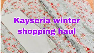 Kayseria new winter shopping haul 2023 [upl. by Atterehs]