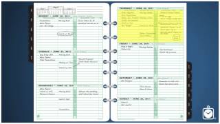 Closer Look DayTimer® 2PagePerWeek Planner Format [upl. by Kaden]