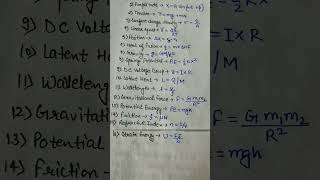 physics formulae science  competitive exams motivation ytshorts [upl. by Alieka437]