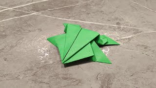 how to make a jumping frog  origami [upl. by Theda]