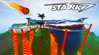 MINECRAFT Stark Mansion VS Natural Disasters [upl. by Mokas295]