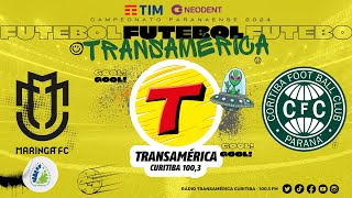 MARINGÁ X CORITIBA AOVIVO CAMPEONATO PARANAENSE SEMIFINALIDA  TRANSAMÉRICA CURITIBA 17032024 [upl. by Yraeg]