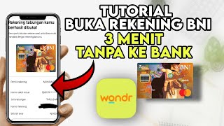 CARA BUKA REKENING BARU DI BNI ONLINE  WONDER BY BNI  TERBARU 2024 [upl. by Nesaj963]