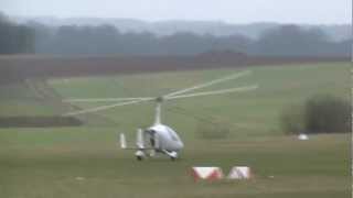 1st solo flight with Autogyro Calidus [upl. by Catto]