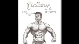 Chris Dickerson  Mr Olympia Series  Pencil Sketch by Dredfunn [upl. by Marney]