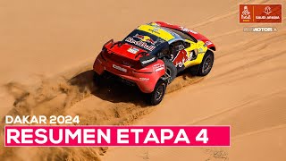 Sainz cede cuatro minutos Loeb gana  Resumen Etapa 4 Dakar 2024  SoyMotorcom [upl. by Gaal]