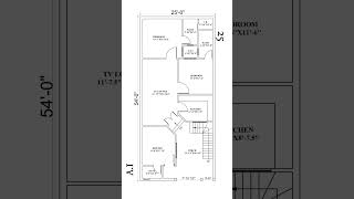 Sleek 2BHK Floor Plan for a 25x54 Lot [upl. by Patrick508]