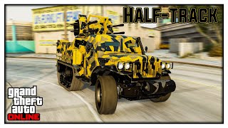 Bravado Halftrack Detailed Customization and Gameplay  GTA Online [upl. by Nuahsed]