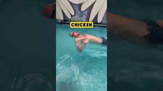 Perfect backstroke swimming drill train swim [upl. by Nyrahs]