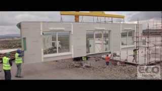 ecohomesie  offsite construction passivhaus montage [upl. by Airbmat559]