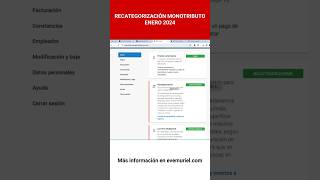 RECATEGORIZACIÓN MONOTRIBUTO ENERO ¿qué tener en cuenta [upl. by Nahtnahoj854]
