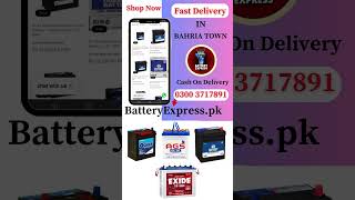 Battery Express Online Car UPS amp Solar Batteries in Bahria Town  Fast Delivery amp Service [upl. by Nnayt74]