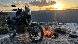 YAMAHA TENERE WORLD RAID 6 DAY SOLO ADVENTURE Day 3  WORLDS BEST CAMPSITE [upl. by Antonius]