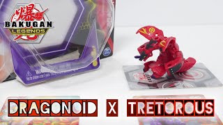 PYRUSDARKUS DRAGONOID x TRETOROUS Single Pack  Bakugan Legends  BAKUGAN UNBOX [upl. by Liatris]