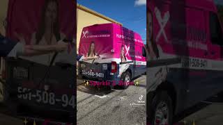 ✨Sparkle amp Shine ✨ women sparkle shine carwash vanlife rolling billboard pink truck [upl. by Haddad495]