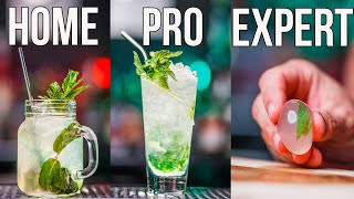 How to Make a Mojito Cocktail Home  Pro  Expert [upl. by Ynnavoig971]