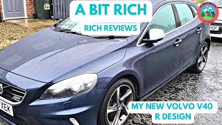 RICH REVIEWS  VOLVO V 40 R DESIGN [upl. by Orvah]