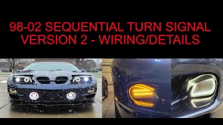 Version 2  9802 Trans Am Front LED Sequential Turn Signal [upl. by Karim]