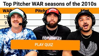 Can we name the best pitching seasons since 2010 WAR [upl. by Ahsiad]