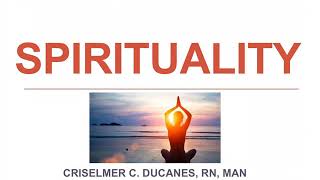 FUNDA LECTURE Spirituality [upl. by Durrell]