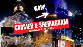 Cromer and Sheringham Christmas Lights Tour amp Norfolk Lights Express [upl. by Lock]