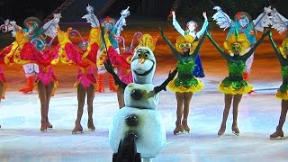 Olaf sings In Summer during Frozen Disney on Ice skating show debut [upl. by Yntruoc409]