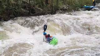 Escalier de la Peyre  Agout  MANTACTION 4  Kayak [upl. by Aihselat]