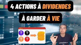 4 Actions à dividendes pour le PEA à garder à vie  méthodologie de A à Z [upl. by Gasser]