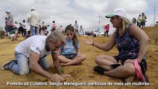 Prefeito de Colatina Sérgio meneguelli Participa de mais um multirão [upl. by Eniarda237]