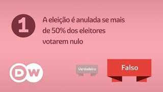 O que é mito e o que é verdade na eleição [upl. by Stucker]