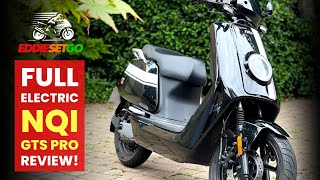 NIU NQI GTS Pro REVIEW Full Electric Scooter Walkaround  Onboard [upl. by Buddie499]