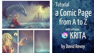 Tutorial a Comic page from A to Z with Krita [upl. by Raimondo869]