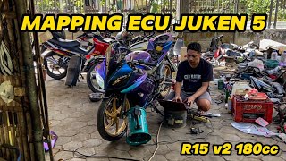 Setting Mapping Ecu BRT Juken 5 R15 v2 180cc [upl. by Elbam]