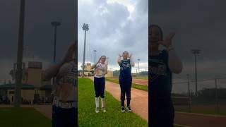 We made this dance to Sabrina’s song 😘 dance softball softballers love blowup [upl. by Marve]