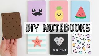 7 DIY NOTEBOOKS IDEAS  School Supplies You NEED To Try [upl. by Gewirtz]