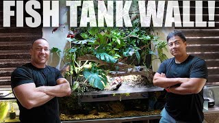 HOW TO build the ultimate paludarium  A Vivarium WITH FISH TANK aquarium [upl. by Annahgiel]