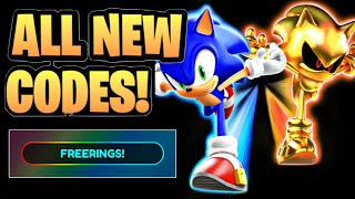 NEW ALL WORKING CODES FOR SONIC SPEED SIMULATOR IN 2024 ROBLOX SONIC SPEED SIMULATOR CODES [upl. by Bum233]